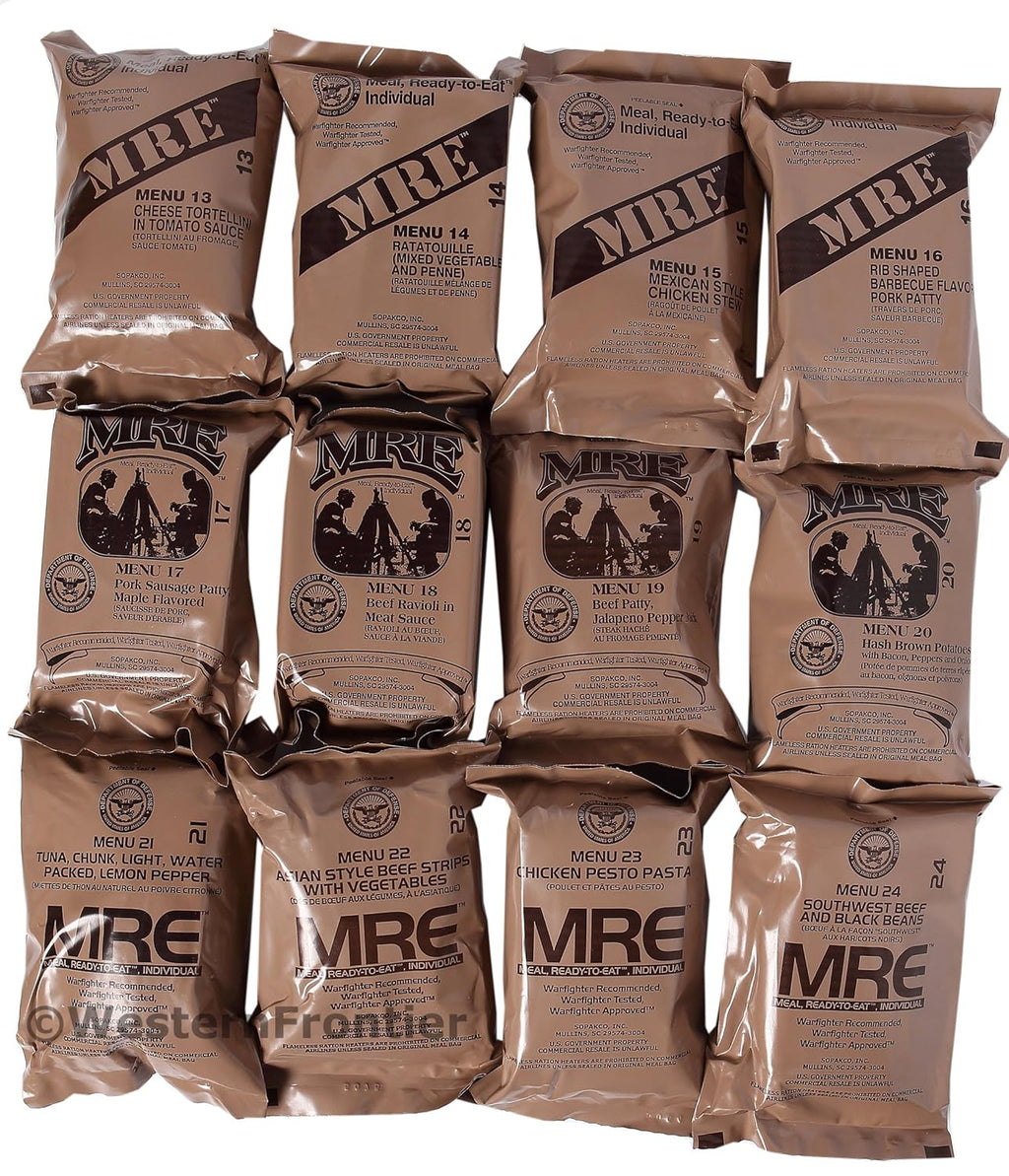 24 Meals Military Surplus Meal Ready to Eat E8348