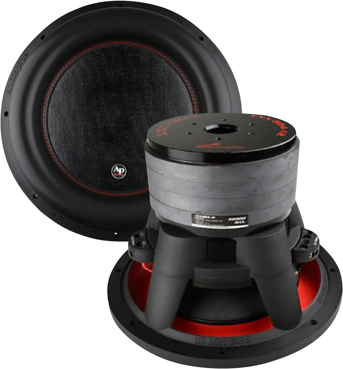 15 Inch Dual 2 Ohm DVC Car Audio Subwoofer Speaker System, Black I221219