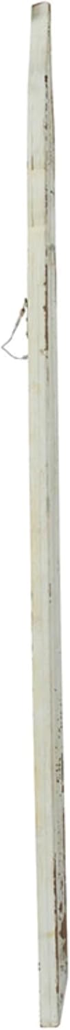 Vintage Weathered White Full Length Floor Mirror E79600