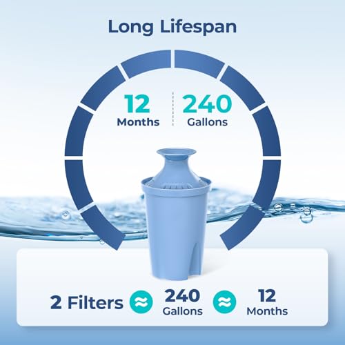 2-Pack Water Filter Replacements, BPA free Q6730