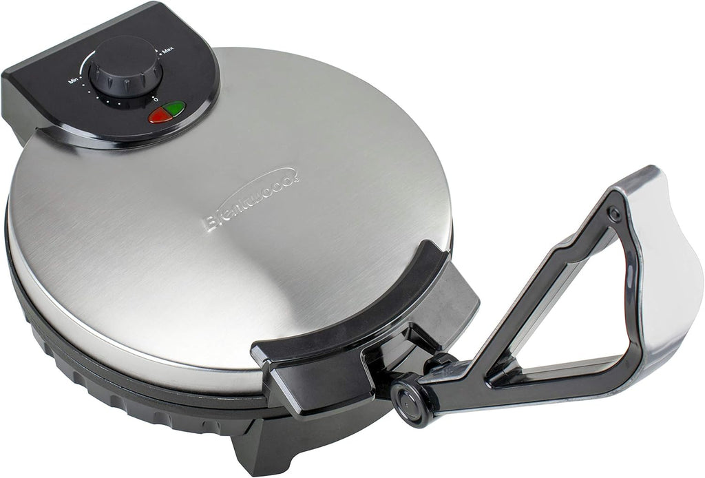 Stainless Steel Non-Stick Electric Tortilla Maker, 12-Inch F278852