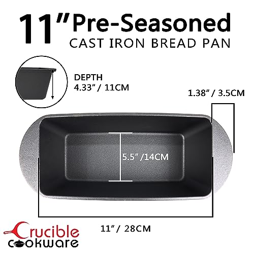 Pre-Seasoned Cast Iron Bread Pan with Lid W7476