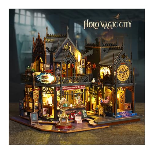 Miniature Dollhouse Kit Wooden Puzzle Model Y191