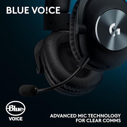 Black Wired Gaming Headset with Detachable Boom Mic J55336