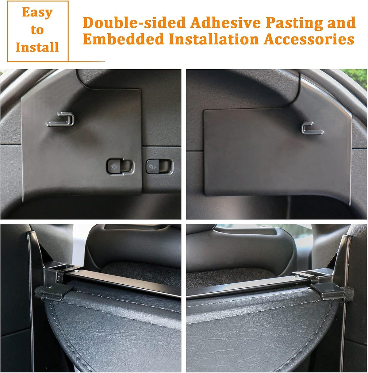 Cargo Cover Retractable Rear Trunk Parcel Shelf Security Shade Pack of 2 K15232