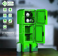 Minecraft Green Creeper Body 12 Can Mini Fridge 8L 2 Door U571