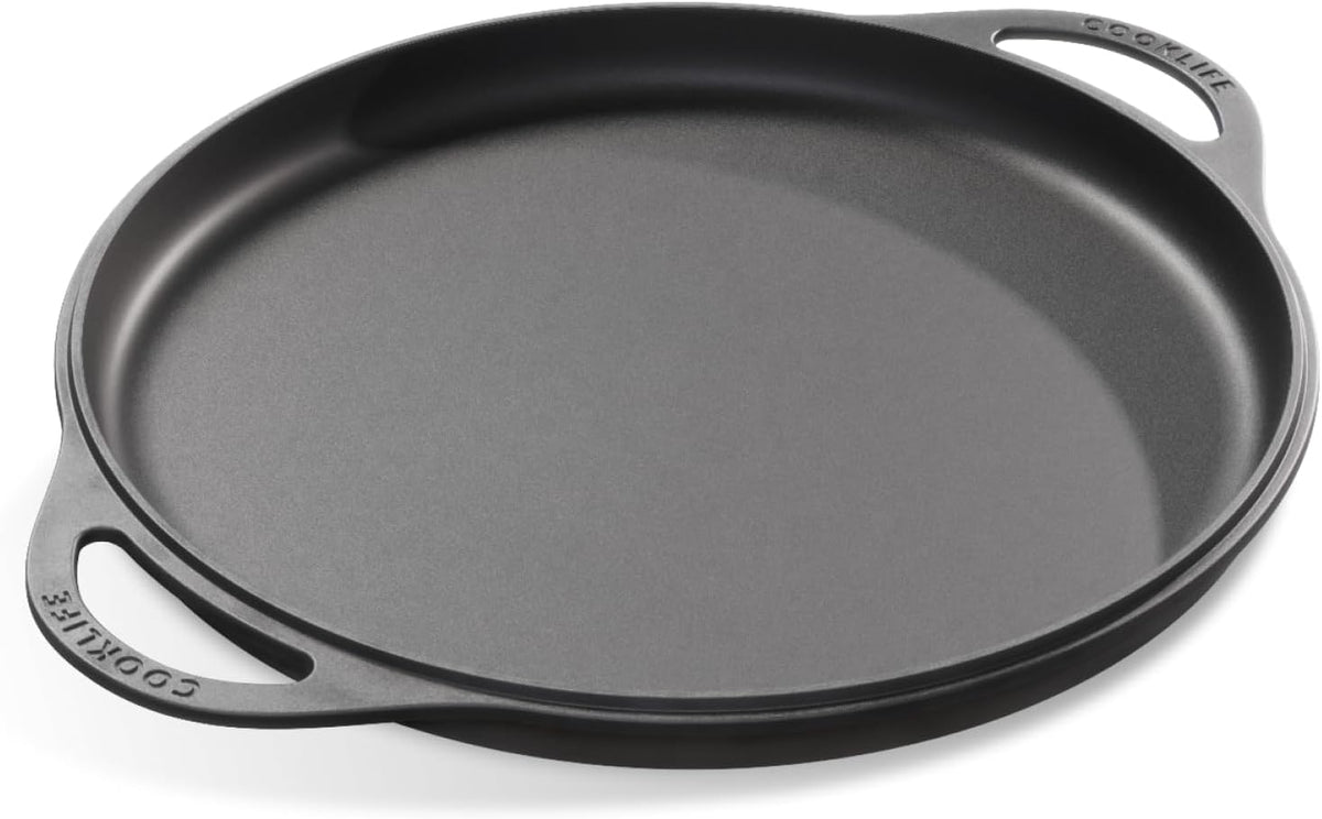 12 Inch Round Pre-Seasoned Cast Iron Griddle C662322