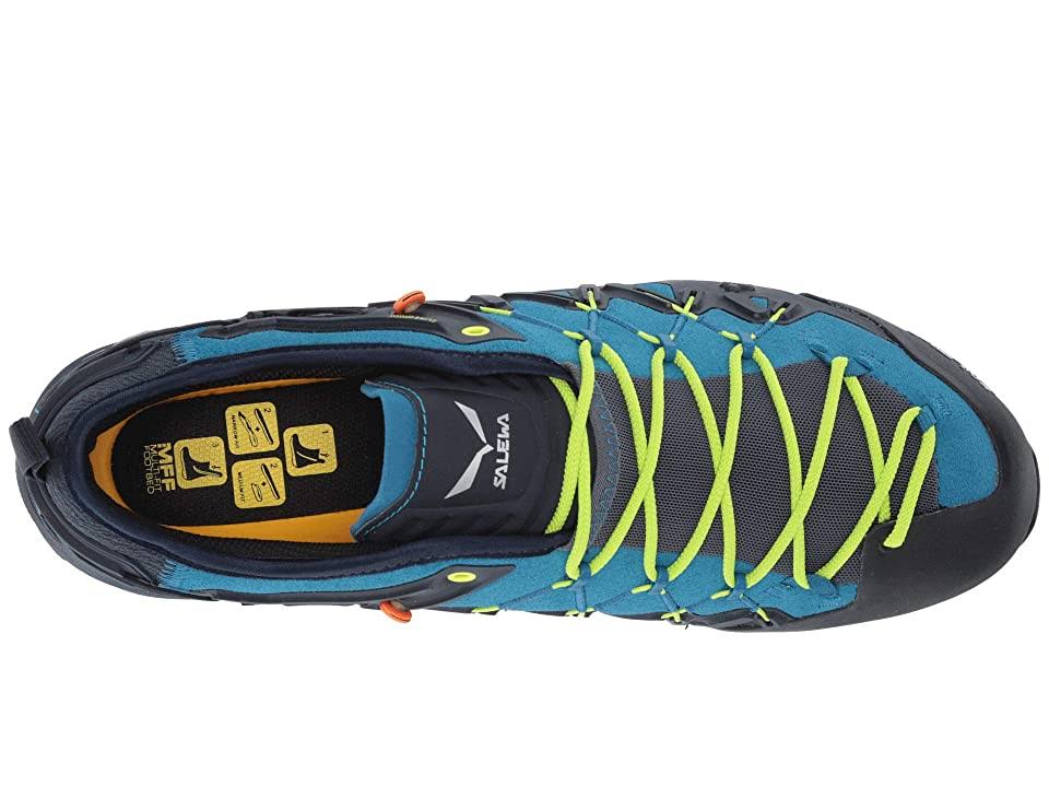 Navy Fluo Yellow Hiking Shoes Q602