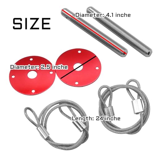 Stainless Hood Pin Lock Kit B652