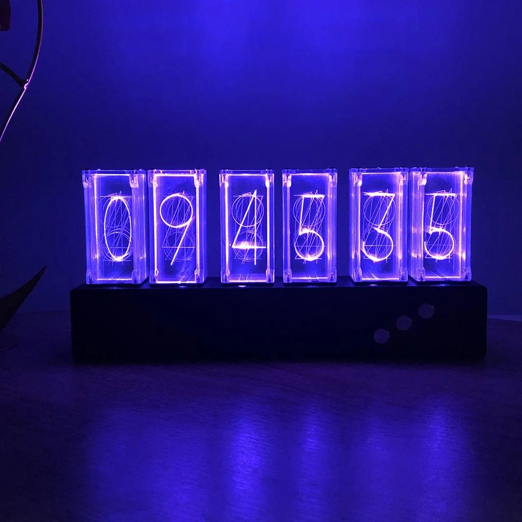 LED Nixie Clock Digital Tube Clock R14918