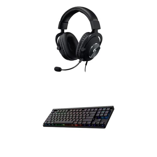 Black Wired Gaming Headset with Detachable Boom Mic J55336