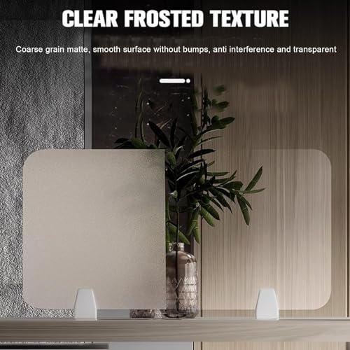 Acrylic Free Standing Privacy Screen, 80x30cm M785618