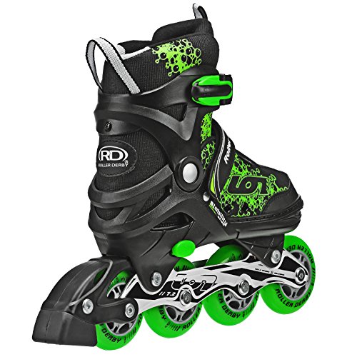 Inline Skates with Aluminum Frames and Adjustable Sizing J967088