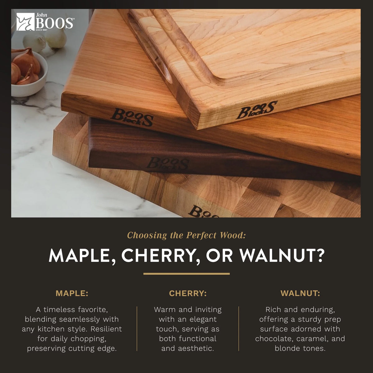 Walnut Wood Edge Grain Reversible Cutting Board, 20" x 15" x 1.5" B19917
