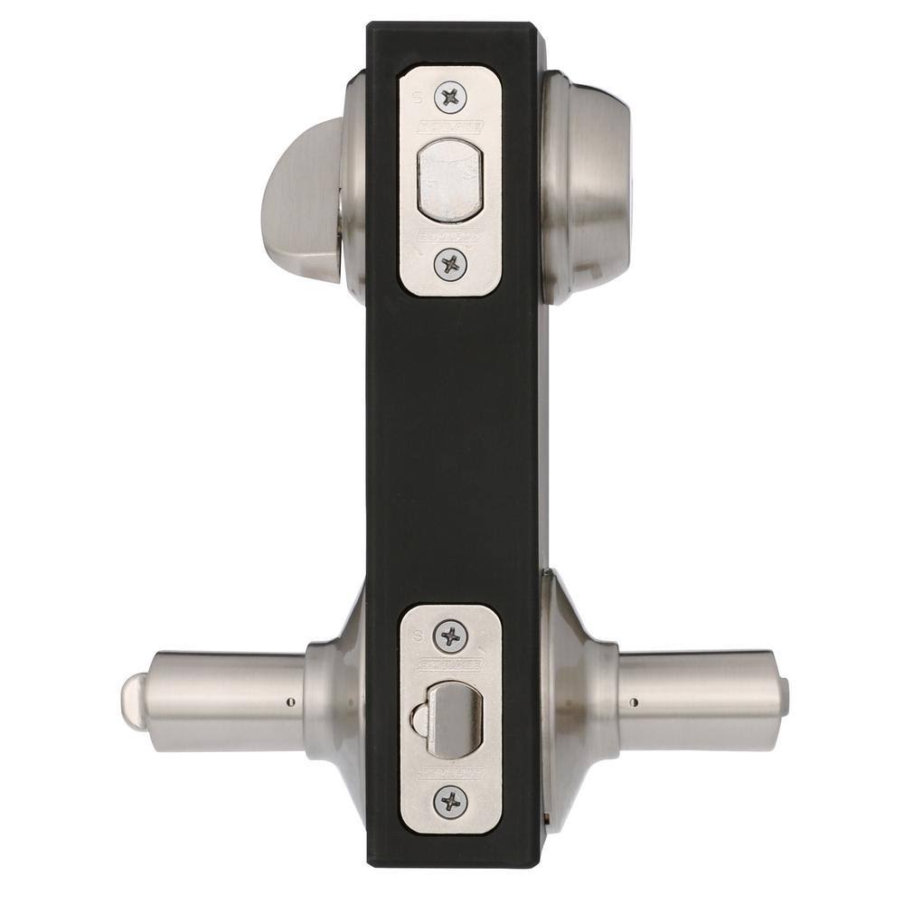 Satin Nickel Single Cylinder Deadbolt Keyed Entry Lever Y812497