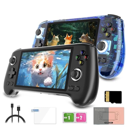 Blue 5.48-inch AMOLED Screen Android 13 Handheld Game Console P487520