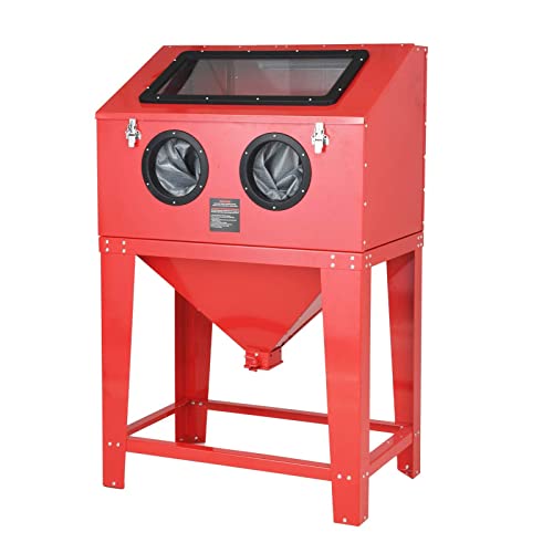 90 Gallon Abrasive Blast Cabinet with Glass Viewing Windows R834
