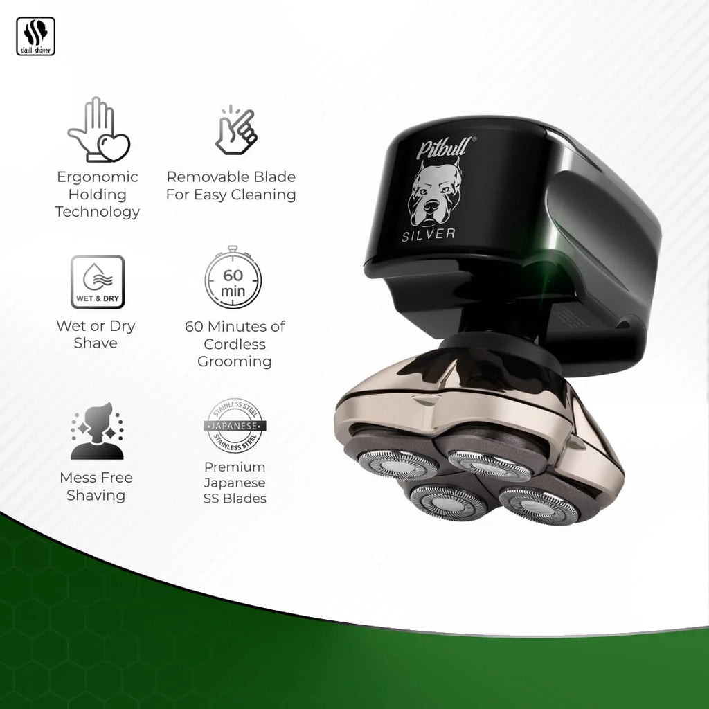 Electric Head Shaver for Men, Wet & Dry Bald Head Shaver O7703