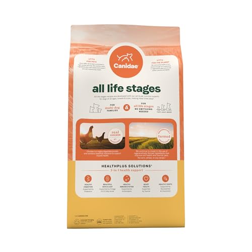 40 lbs Multi-Protein Dry Dog Food with Chicken, Turkey & Lamb Meals O20014