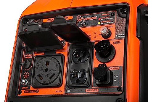 Quiet Lightweight 3600-Watt Dual Fuel Portable Inverter Generator X791582