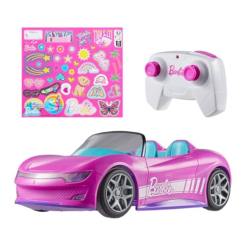 Pink Remote-Control Convertible Toy Car A52254