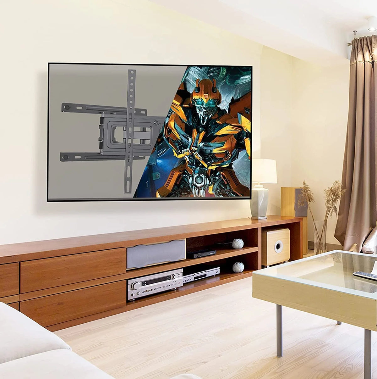 Full Motion TV Wall Mount Bracket for 26-65 inch TVs up to 88 lbs M1045