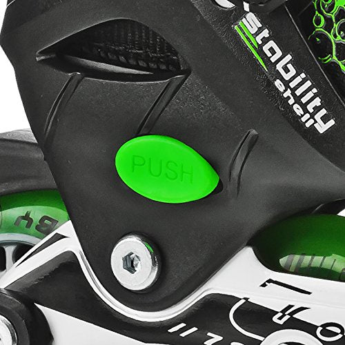 Inline Skates with Aluminum Frames and Adjustable Sizing J967088