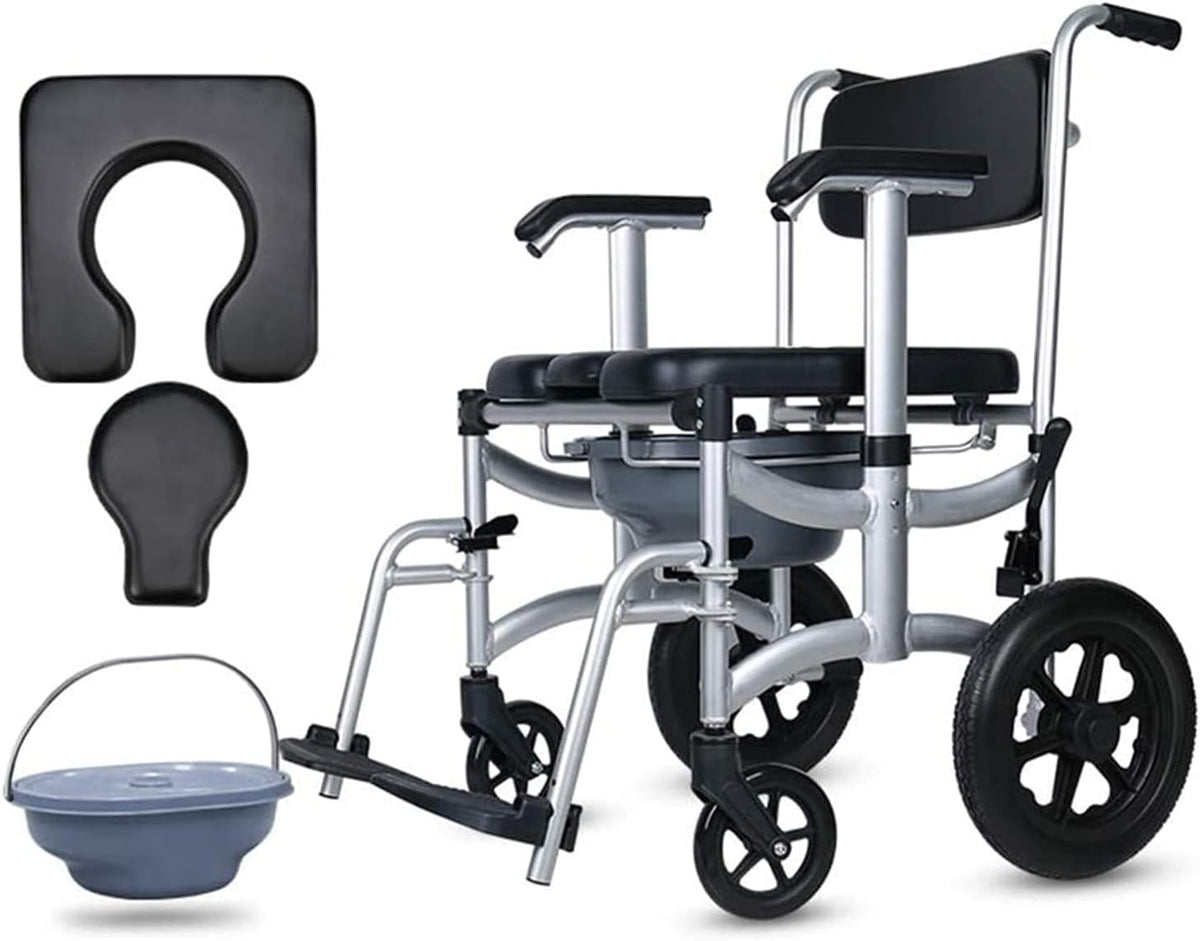 Folding Wheelchair Commode Toilet Chair L759