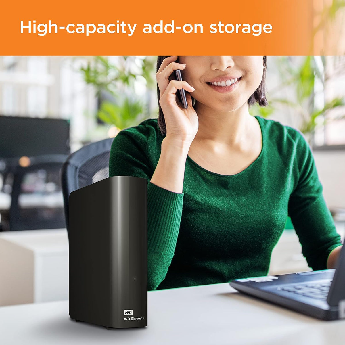24TB External Hard Drive USB 3.2 Gen1 D809