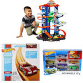 Hot Wheels City Toy Car Track Set, Ultimate Garage with T-Rex Dinosaur, Store 100+ 1:64 Scale Vehicles, 3-ft Tall, with 2 Cars U34518