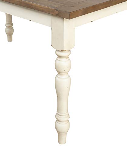 5-Piece Dining Table Set with Cross Back Chairs, Blue and Brown N5625