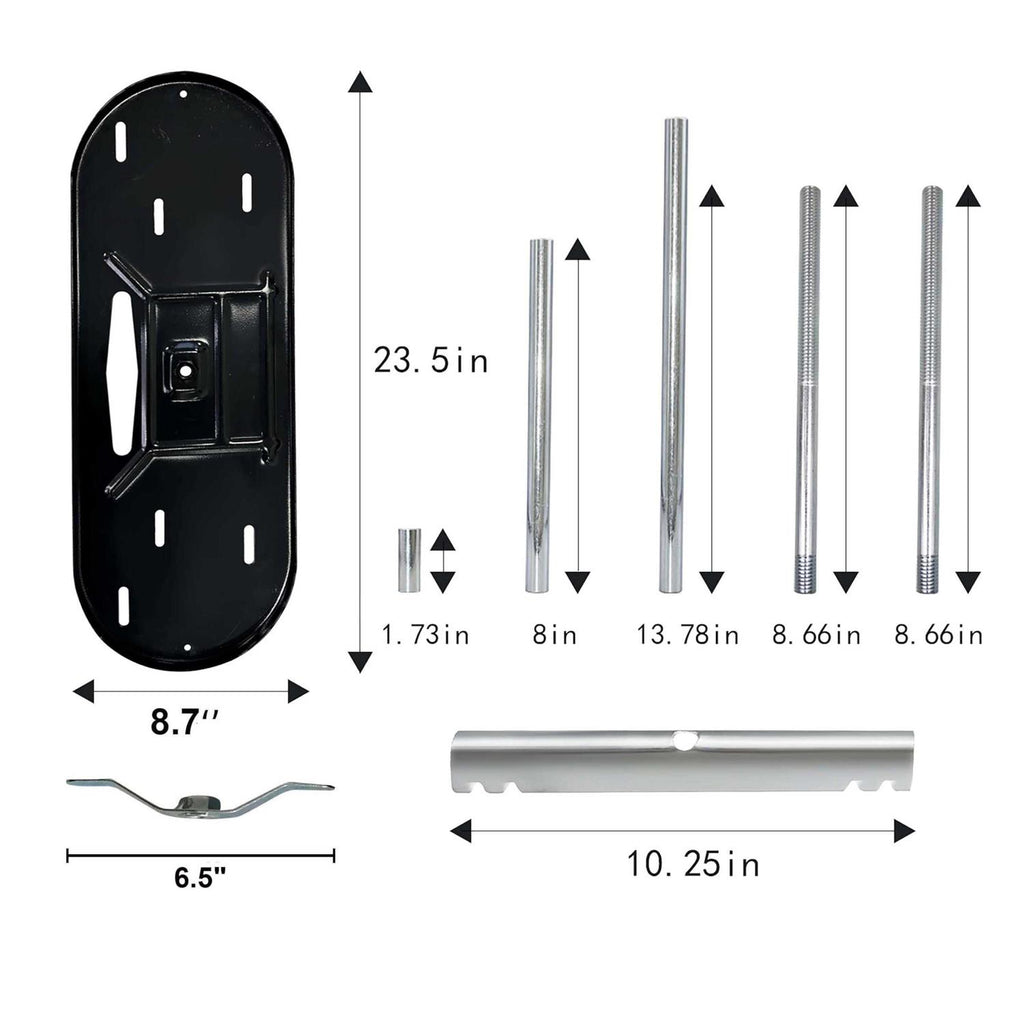 40lb 30lb 20lb Dual Propane Tank Mounting Rack C49220