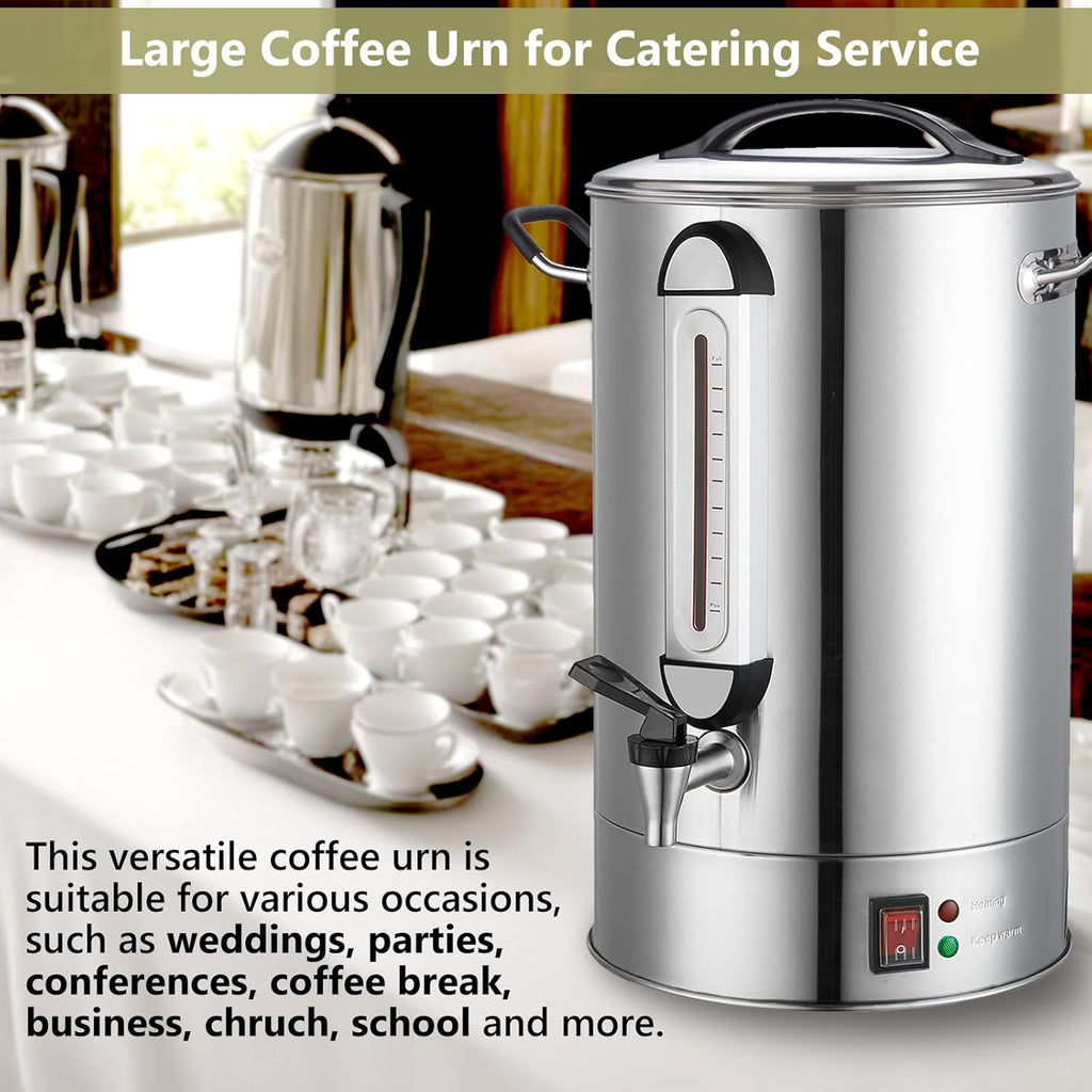 24L 160 Cup Stainless Steel Coffee Urn N12275