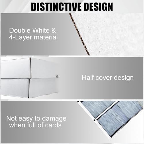 5 Pack 3200 Count White Cardboard Storage Box with Divider M669
