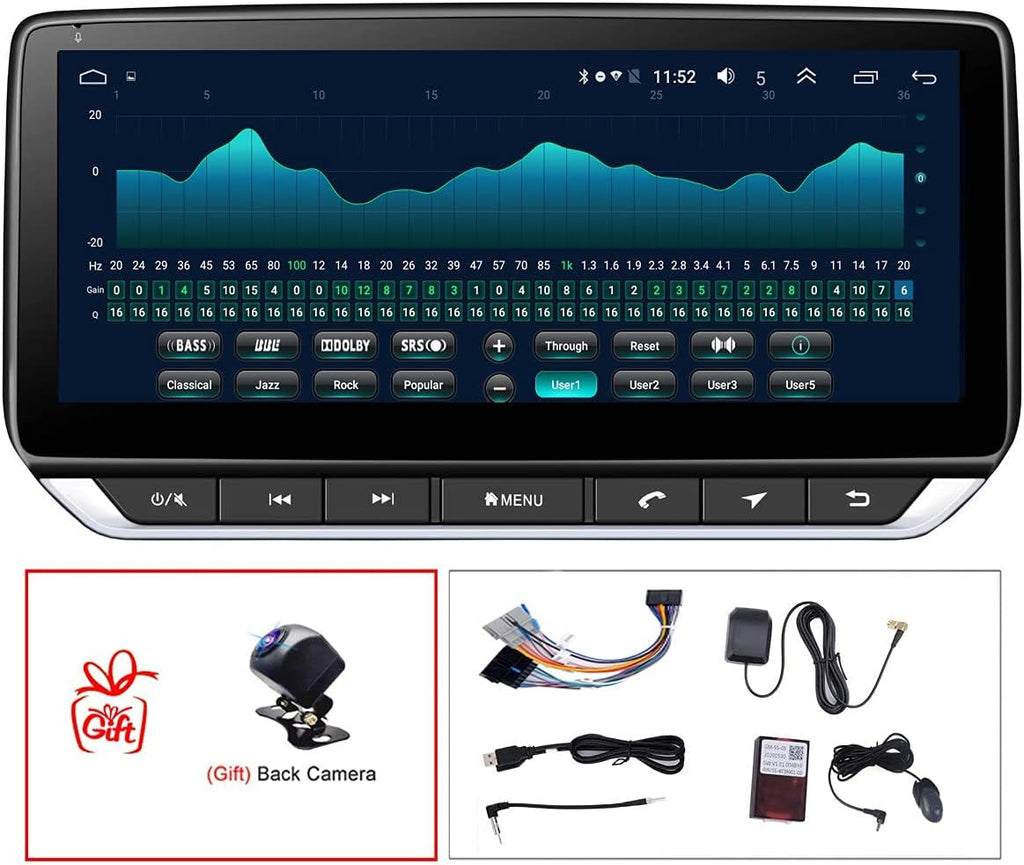10.25inch Touch Screen Radio Replacement with Wireless Carplay Android Auto R435