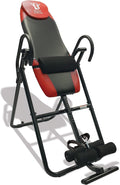 Red Heavy Duty Inversion Table with Removable Head Pillow & Lumbar Support Pad H275078