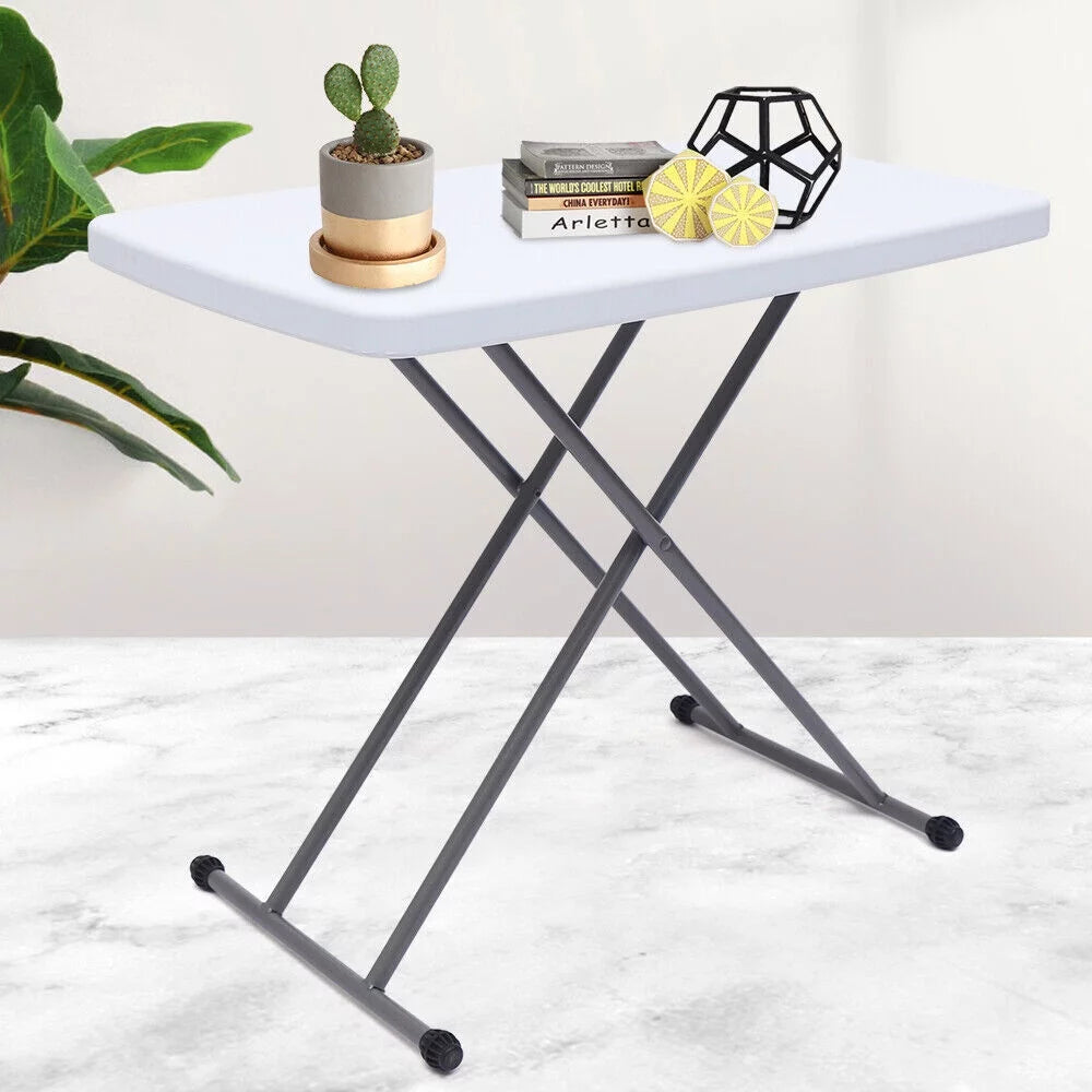Folding Snack Table Height Adjustable Portable Table Z98872