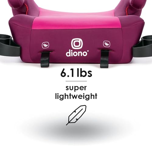 Blue Lightweight Backless Belt-Positioning Booster Car Seat O311463