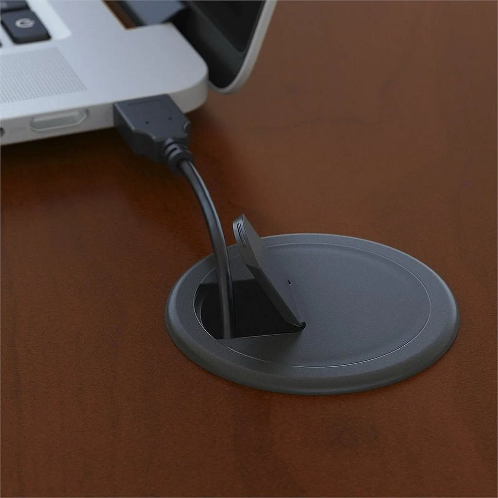 72" U-Shaped Desk with Pedestal W758