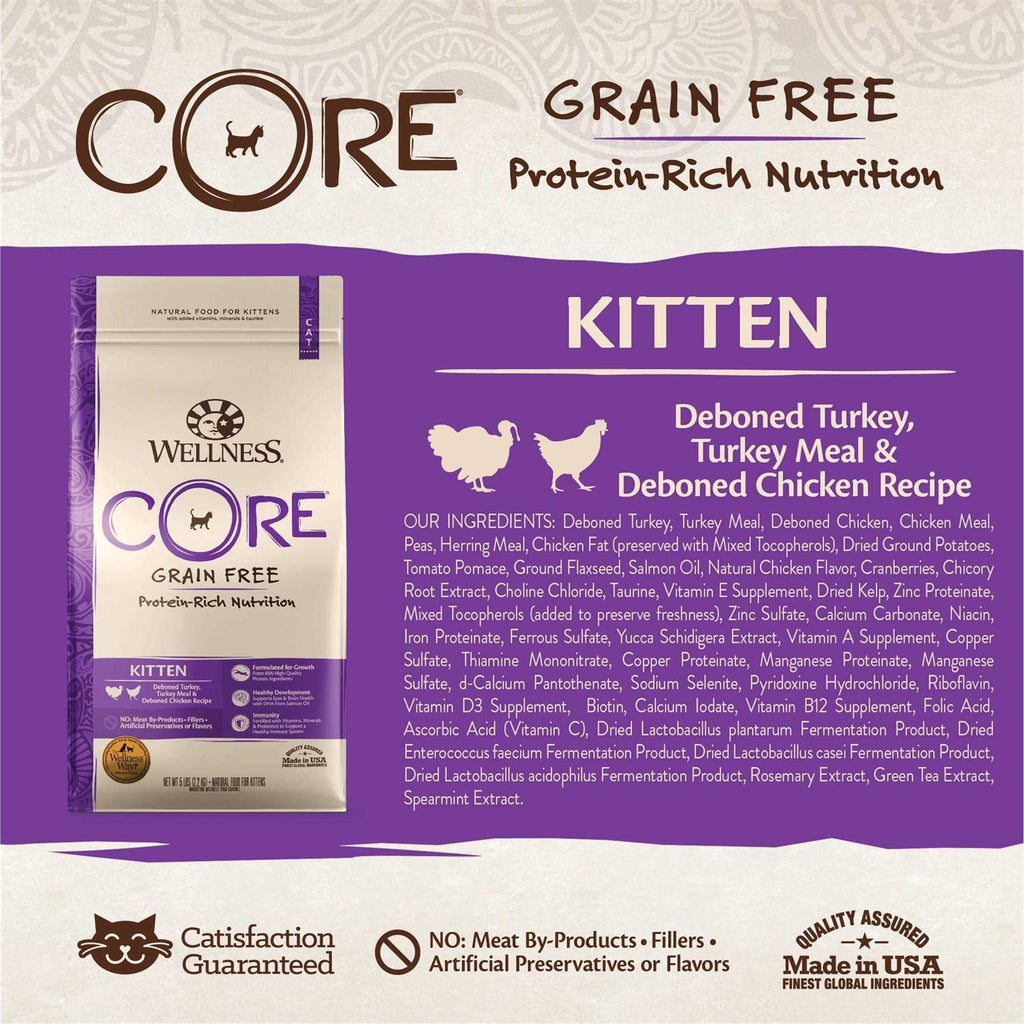 Grain-Free Kitten Formula Dry Cat Food, Turkey, Whitefish and Chicken Z3184