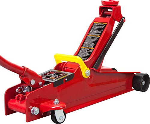 1.5 Ton Hydraulic Trolley Floor Jack with Carrying Case, Black X8614