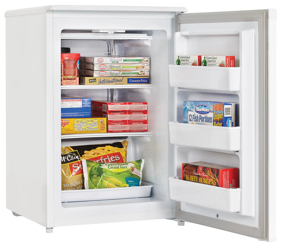 White 4.3 Cu. ft. Upright Freezer C839