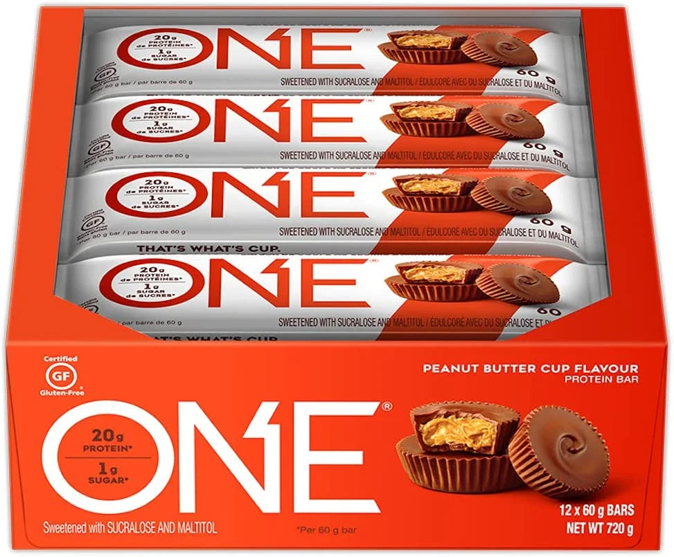 Peanut Butter Cup Protein Bar, 20g Protein, 12 Count Q179155