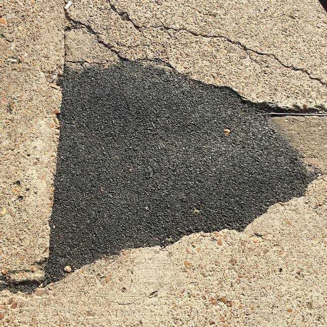 Black Asphalt Patch J84462
