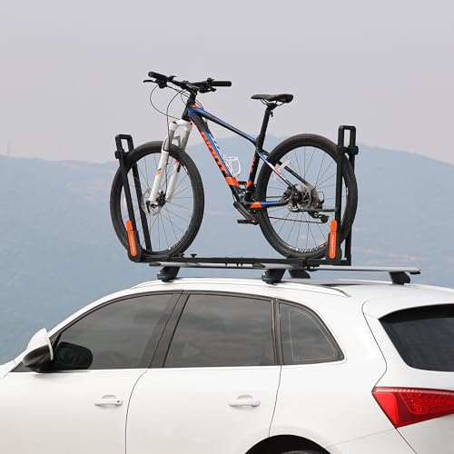 Folding Hitch Bike Rack, Heavy Duty Bicycle Carrier Platform, 2-Bike Capacity I989767