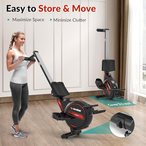 Magnetic Rowing Machine with LCD Monitor Y874