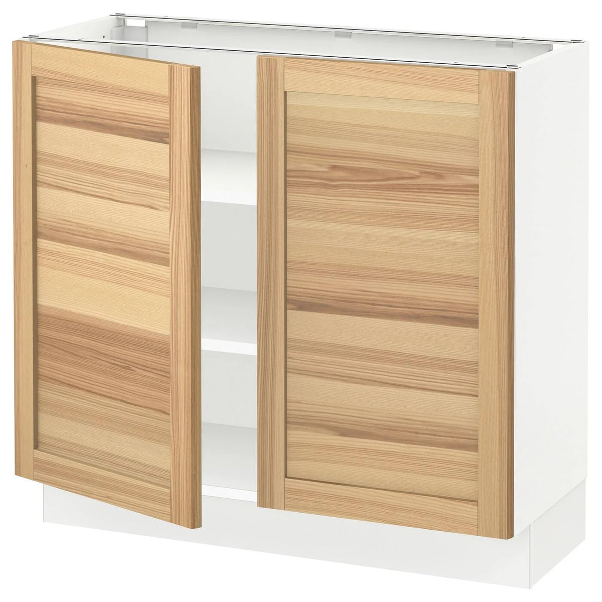 White Torhamn Ash Base Cabinet with shelves Z705323