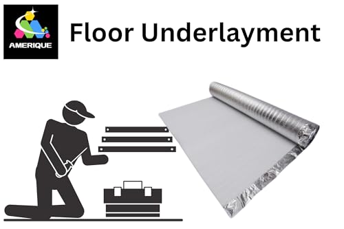 Royal Blue 2MM Foam Flooring Padding, Pack of 2, with Tape & Vapor Barrier W407