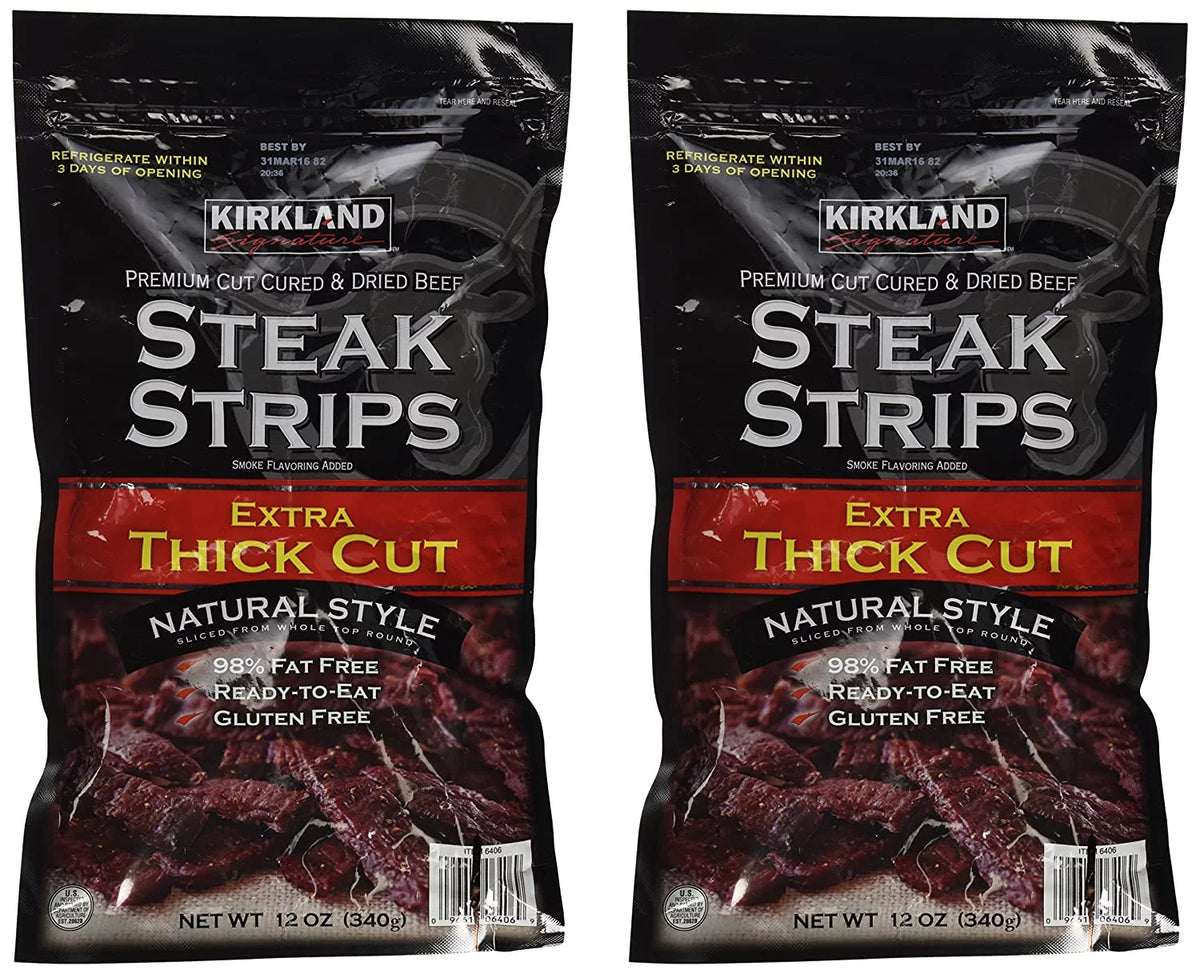 12 oz 2 Pack Beef Jerky Strips K4727