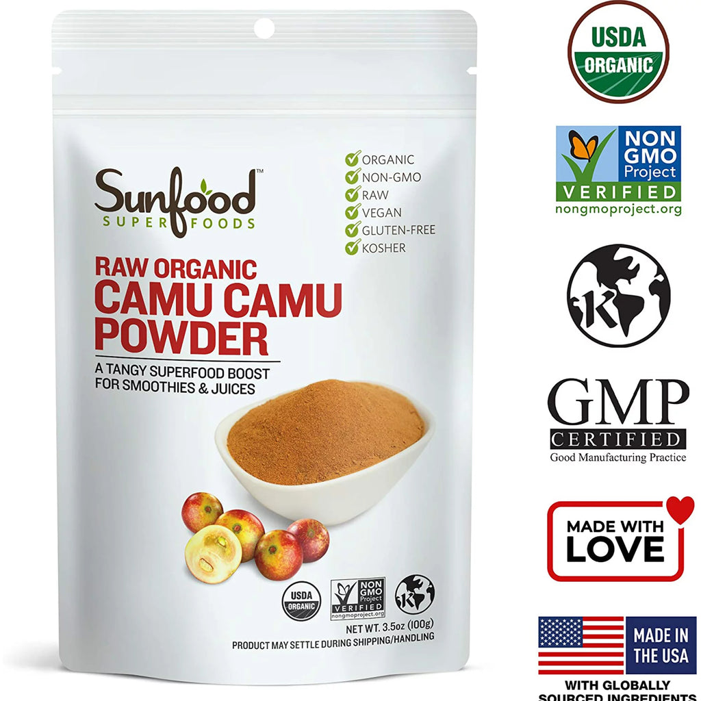 Raw Organic Camu Camu Powder, 3.5 oz H29096